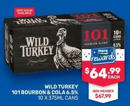 Bottlemart Wild Turkey 101 Bourbon & Cola offer