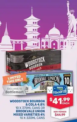 Bottlemart Woodstock Bourbon & Cola offer