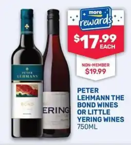 Bottlemart Peter Lehmann The Bond Wines or Little Yering Wines offer