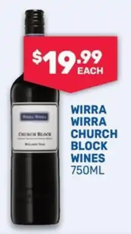 Bottlemart Wirra Wirra Church Block Wines offer