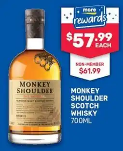 Bottlemart Monkey Shoulder Scotch Whisky offer