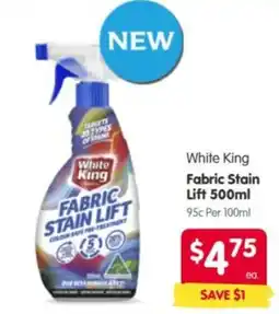 Spar White King Fabric Stain Lift offer