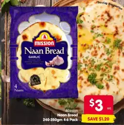 Spar Mission Naan Bread offer