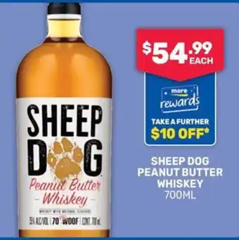 Sheep Dog Peanut Butter Whiskey