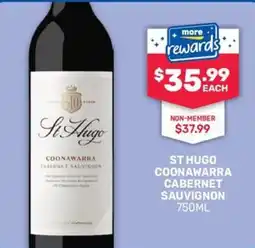Bottlemart St Hugo Coonawarra Cabernet Sauvignon offer