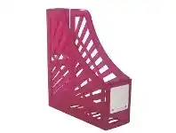 Officeworks Italplast Magazine File Tinted Pink offer