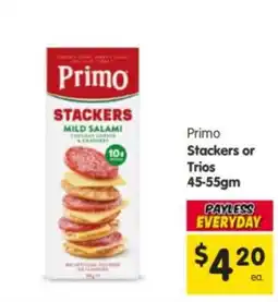 Spar Primo Stackers offer