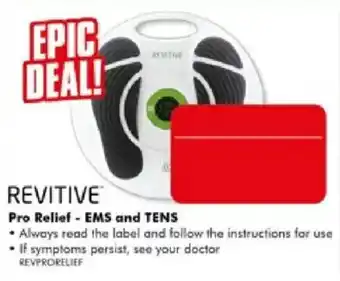 Revitive Pro Relief - EMS and TENS