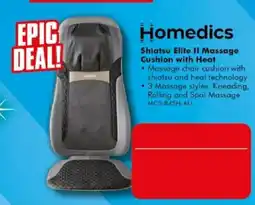 The Good Guys Homedics Shiatsu Elite II Massage Cushion with Heat offer