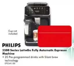 The Good Guys Philips 5500 Series LatteGo Fully Automatic Espresso Machine offer
