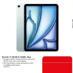 The Good Guys iPad Air 11" M4 Wi-Fi 128GB - Blue offer