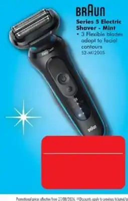 The Good Guys BRAUN Series 5 Electric Shaver - Mint offer