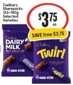 IGA Cadbury Sharepacks Selected Varieties offer