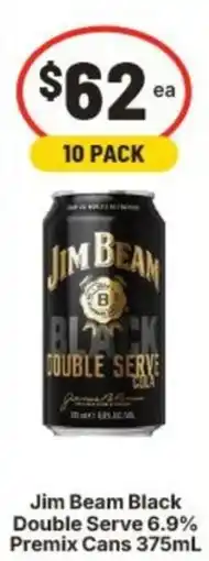 IGA Jim Beam Black Double Serve offer
