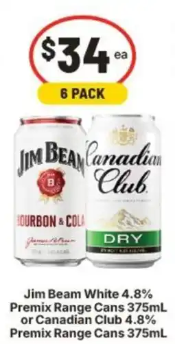 IGA Jim Beam White or Canadian Club offer
