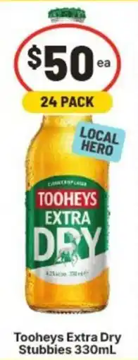 IGA Tooheys Extra Dry Stubbies offer