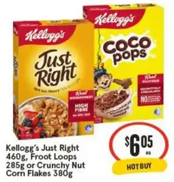 IGA Kellogg's Just Right offer