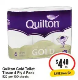 IGA Quilton Gold Toilet Tissue offer
