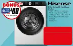 The Good Guys Hisense 7.5kg Series 35 Front Load Washer offer