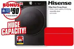 The Good Guys Hisense 10kg Heat Pump Dryer offer