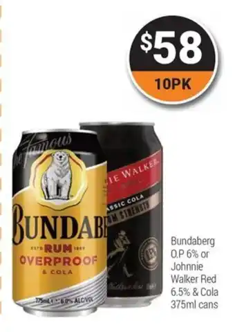 Bundaberg Overproof & Cola