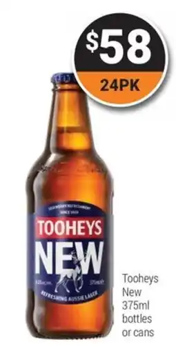 Super Cellars Tooheys New offer