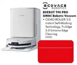 The Good Guys Ecovacs Robotics Deebot T90 Pro Omni Robotic Vacuum offer