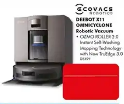 The Good Guys Ecovacs Robotics Deebot X11 Omnicyclone Robotic Vacuum offer