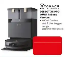 The Good Guys Ecovacs Robotics Deebot X8 Pro Omni Robotic Vacuum offer