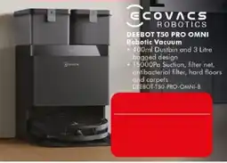 The Good Guys Ecovacs Robotics Deebot T50 Pro Omni Robotic Vacuum offer