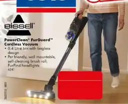 The Good Guys Bissell PowerClean FurGuard Cordless Vacuum offer