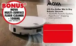The Good Guys Mova S70 Pro Roller Wet & Dry Robotic Vacuum offer