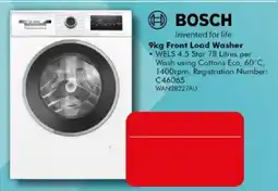 The Good Guys Bosch 9kg Front Load Washer offer