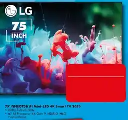 The Good Guys LG 75" QNED70B AI Mini-LED 4K Smart TV 2026 offer