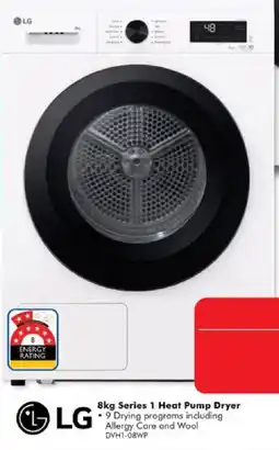 The Good Guys LG 8kg Series 1 Heat Pump Dryer offer