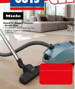 The Good Guys Miele Guard S1 Bagged Vacuum - Nordic Blue offer