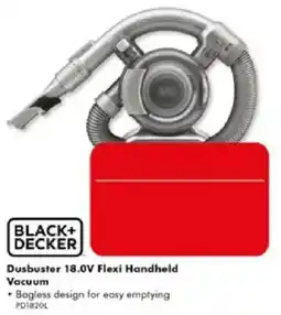 The Good Guys Black+Decker Dusbuster 18.0V Flexi Handheld Vacuum offer