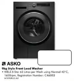 The Good Guys ASKO 9kg Style Front Load Washer offer
