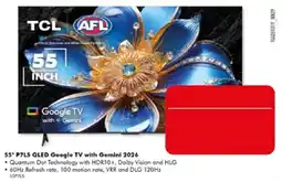 The Good Guys TCL 55" P7LS QLED Google TV with Gemini 2026 offer