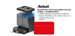 The Good Guys iRobot Roomba Plus 415 Combo Robot Vacuum & Mop + AutoWash Dock offer