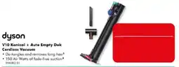 The Good Guys dyson V10 Konical + Auto Empty Dok Cordless Vacuum offer