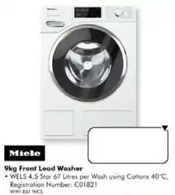 The Good Guys Miele 9kg Front Load Washer offer
