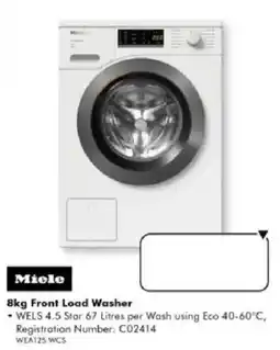 The Good Guys Miele 8kg Front Load Washer offer