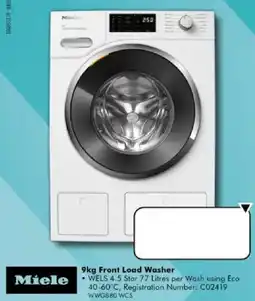 The Good Guys Miele 9kg Front Load Washer offer