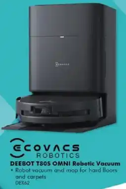 The Good Guys Ecovacs Robotics Deebot T80s Omni Robotic Vacuum offer