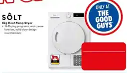 The Good Guys Solt 8kg Heat Pump Dryer offer