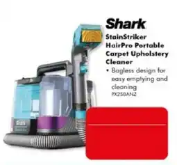 The Good Guys Shark StainStriker HairPro Portable Carpet Upholstery Cleaner offer