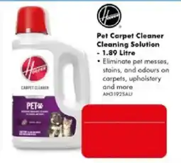 The Good Guys Hoover Pet Carpet Cleaner Cleaning Solution offer