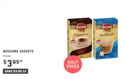 Adelaide's finest Moccona Sachets offer