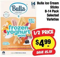 CORNETTS Bulla Ice Cream Sticks offer